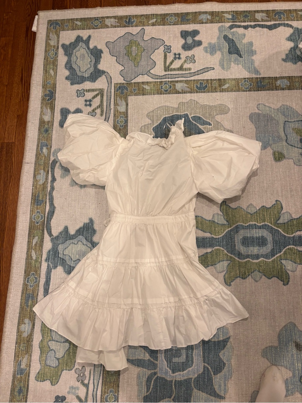 Gilly Hicks White Puff-Sleeve Mini Dress - Picture 3 of 4